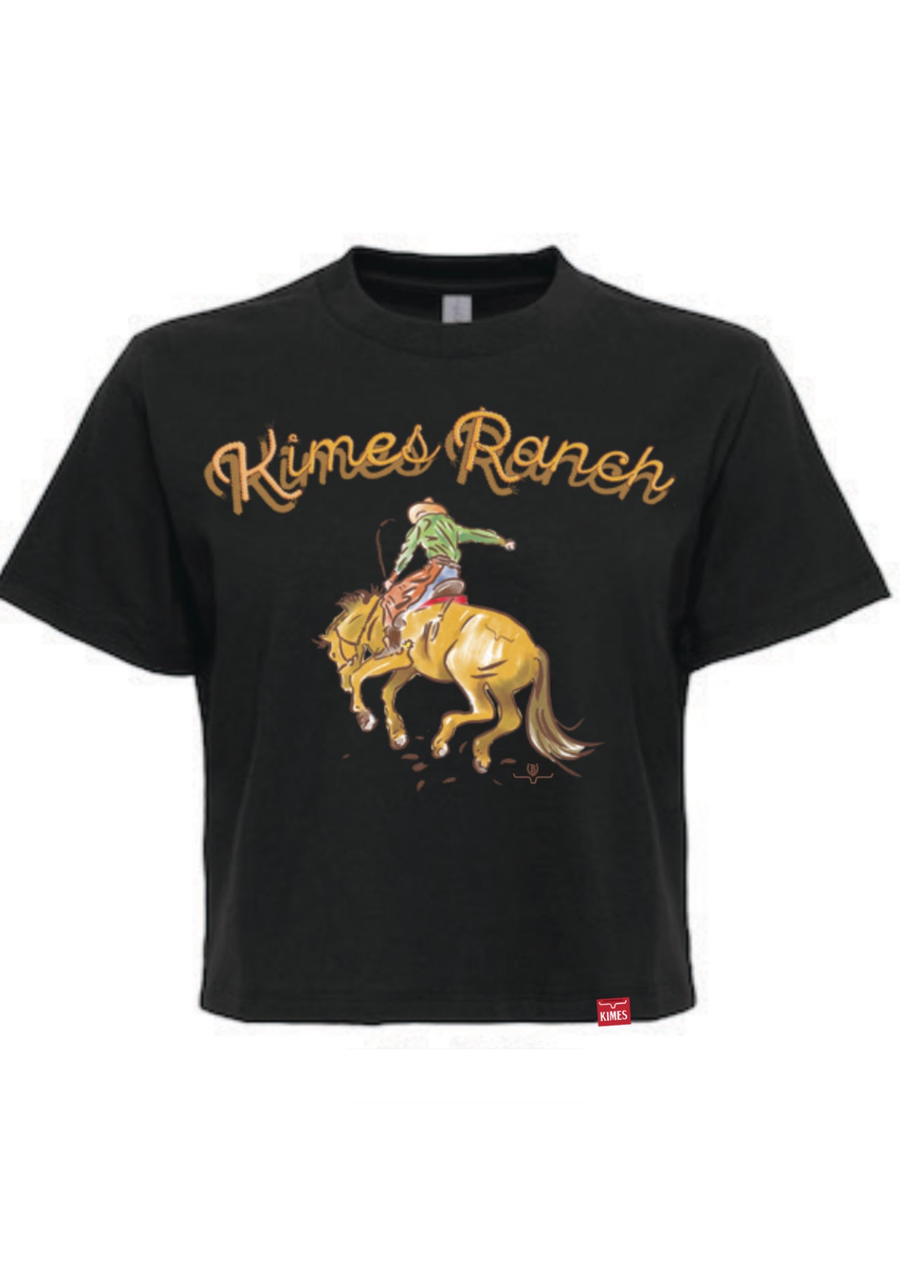 Kimes Ranch Drawing Kimes Ranch Cropped Lucky B Rodee-OH T – Triple J Western Shop