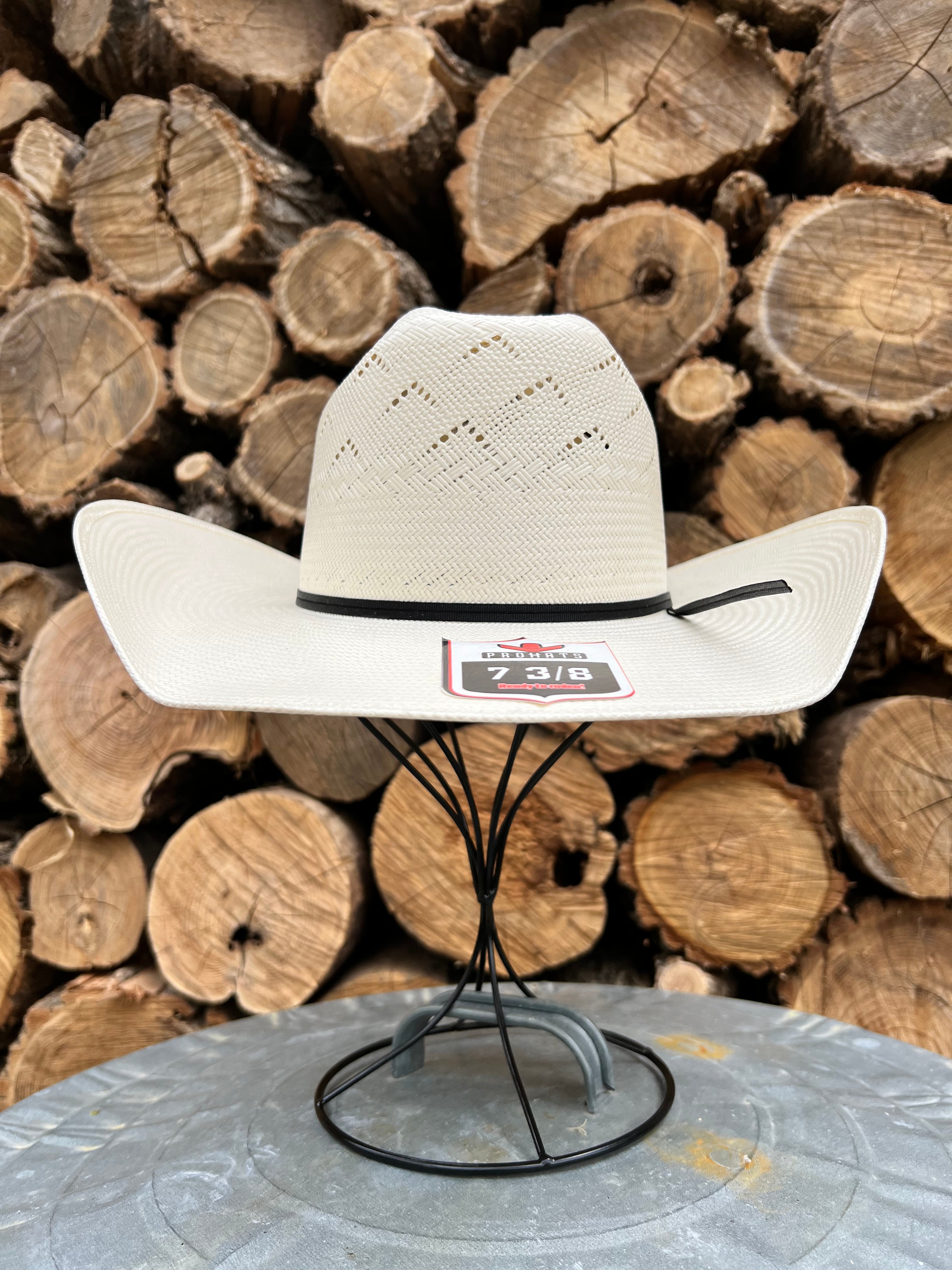 PROHATS Straw Regular Creased Cowboy Hat