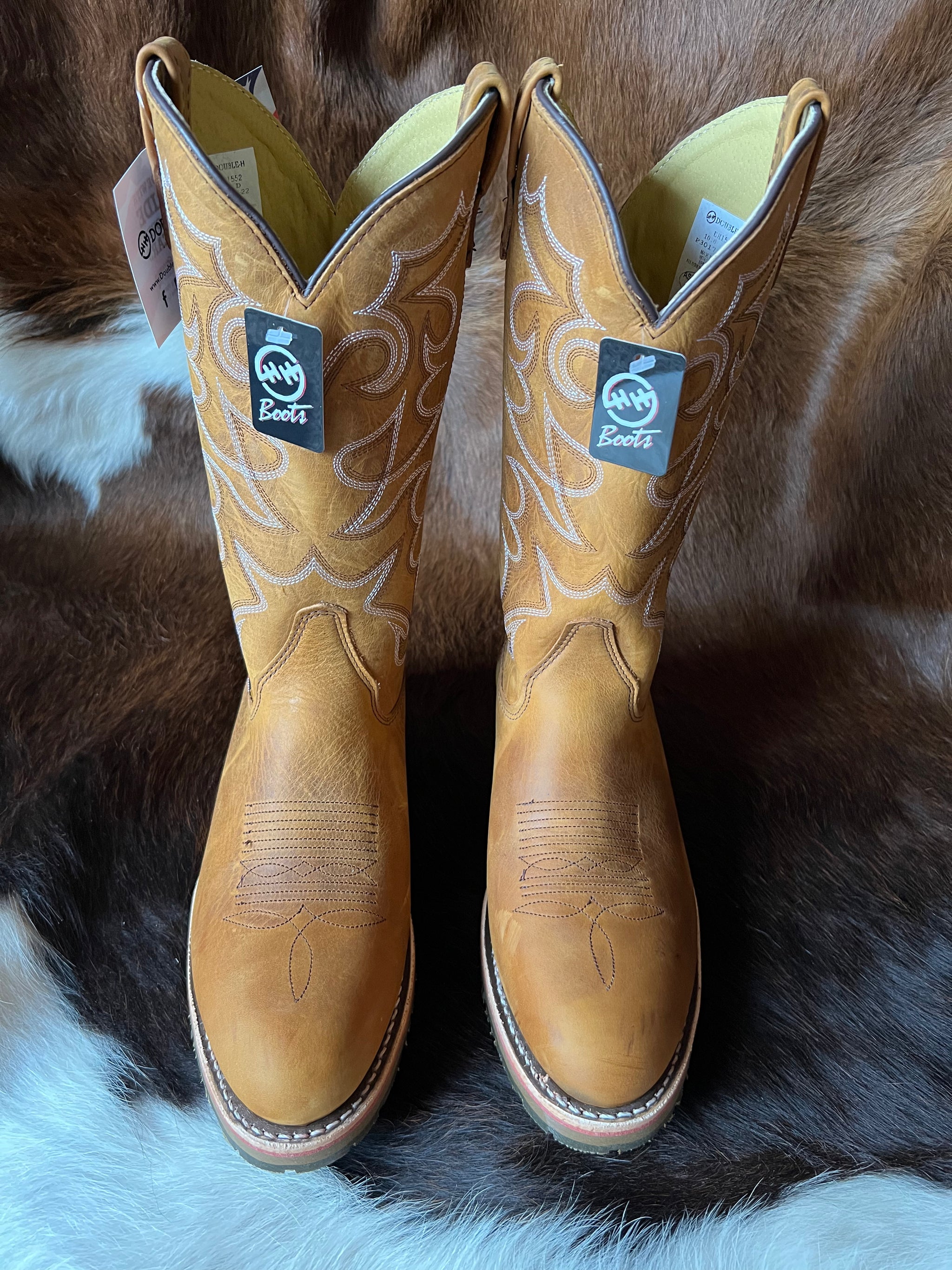 Men s Dylan Round Toe Double H Boots Triple J Western Shop